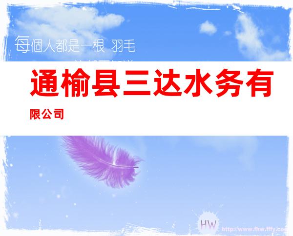 通榆县三达水务有限公司